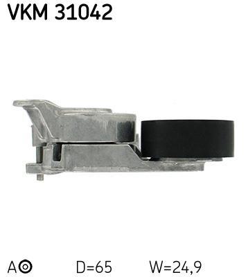 Galet tendeur de courroie d'accessoire SKF VKM 31042